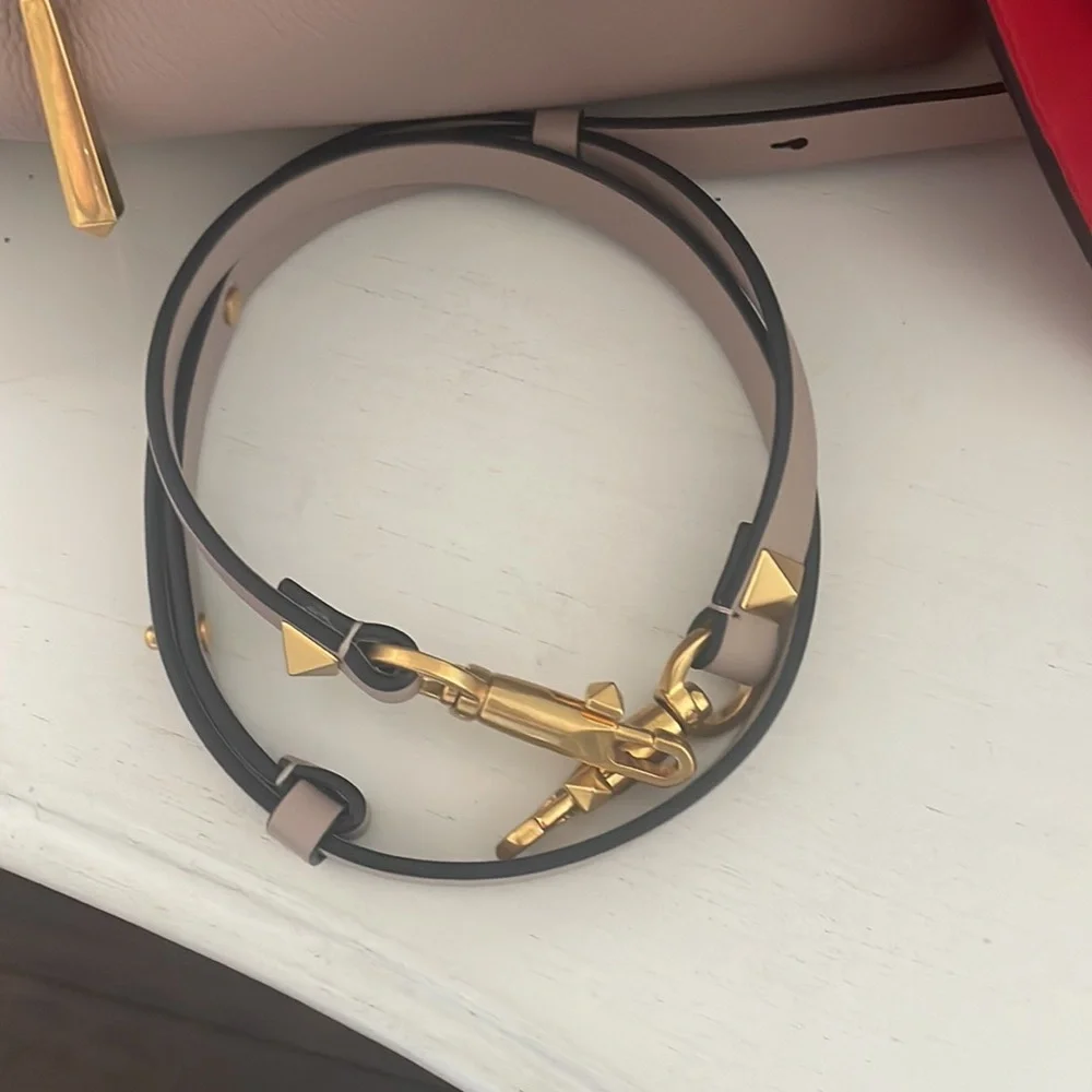 Valentino Garavani Pink Pebbled Leather VLogo Escape Medium Tote Bag New - Picture 7 of 10